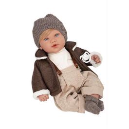 Muñecas Arias Muñeca Iria 45 cm Marron C/Mecanismo 14 Sonidos Magnetico Try Me