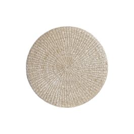 DKD Home Decor Cojín de Suelo Cuadrado Estilo Balinés para Decoración del Hogar, Natural, 60x60x11 cm, Hecho a Mano con Poliéster y Fibra Precio: 34.6665. SKU: S3038390