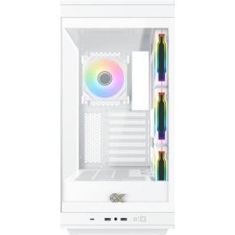 Caja PC - XIGMATEK - META Arctic - Semitorre - E-ATX - Cristal templado - ARGB - Blanco