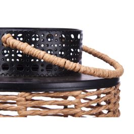 Farol Rattan Negro Natural Giftdecor 17X23CM (4 Unidades) Farol Rattan Negro Natural Giftdecor 17X23CM (4 Unidades)