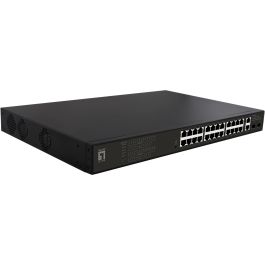 LevelOne GEP-2821 Switch Gestionado 24xGE 2xGE 2xSFP 19" PoE+ 390W Montaje en Rack Precio: 439.59000041. SKU: B1HLF3XNWA