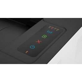 HP 4ZB95A Impresora Láser Color 150nw WiFi Compacta para Oficina, 18 ppm Negro, 4 ppm Color, USB, Ethernet, AirPrint, Blanca