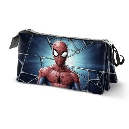 Estuche Portatodo Triple Maximum Marvel Spiderman Azul Estuche Portatodo Triple Maximum Marvel Spiderman Azul