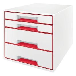 Modulo 4 Cajones Leitz Wow Cube (2 Grandes + 2 Pequeños) Rojo Metalizado/Blanco Precio: 94.50000054. SKU: B16N8A6J3X