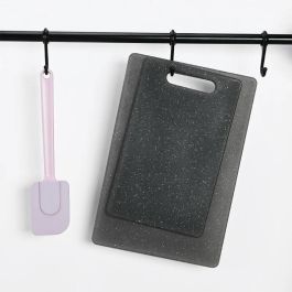 Quttin Tabla de Cortar de Plástico con Efecto Granito 37.5 cm x 23.5 cm (18 Unidades)