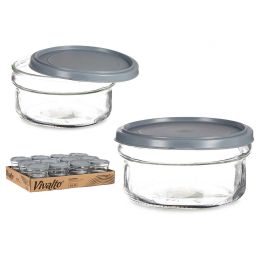 Fiambrera de Cristal Redonda Vivalto 415 ml Gris 12.5x6x12 cm (24 Unidades) Precio: 29.58999945. SKU: S3610707