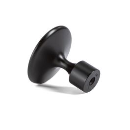 Tirador Zamak Modelo Floid Acabado Negro Mate Distancia 0Mm-1 Agujero Viefe Tirador Zamak Modelo Floid Acabado Negro Mate Distancia 0Mm-1 Agujero Viefe