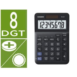 Casio Calculadora De Oficina Sobremesa Negro 8 Dígitos Ms-8F