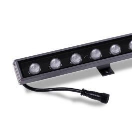 Bañador de Pared LED 24W 1.555,2Lm 3000ºK IP67 RGB 24VDC 40.000H [WR-WWDMX24W