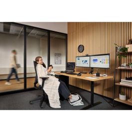 Kensington Reposapiés Solemate Plus - Ajuste Altura e Inclinación 0-20°, 6 Posiciones, 450x350x95mm