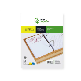 Liderpapel Bloc Bufete 2026 80x110 mm Papel 80 gr FSC