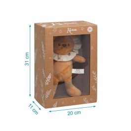 KioKids Peluche León Naranja, Suave y Blandito de Poliéster de Alta Calidad, Ligero, Compañero Ideal para Bebés +0 meses