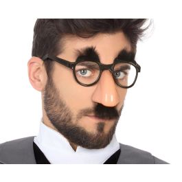 Gafas con nariz y bigote negro cómico para disfraces y fiestas temáticas Precio: 0.95000004. SKU: S1129749