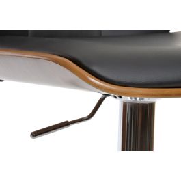 Taburete Moderno DKD Home Decor Negro Marron 52 x 121 x 50 cm