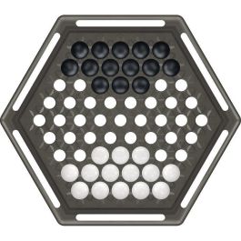 Asmodee Abalone Nueva Edición - Clásico Atemporal Juego de Mesa de Estrategia para 2 Jugadores | Empuja Bolas del Tablero, Rápido de Aprender