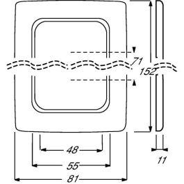 Busch-Jaeger 2512-214K-102 Marco 2 Unidades Reflex SI Blanco Alpino
