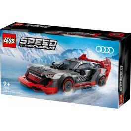 LEGO 76921 Coche de Carreras Audi S1 e-tron quattro Speed Champions, réplica 2022. Incluye minifigura y techo desmontable. Para +9 años.