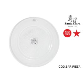 Inde Bajoplato de Vidrio Elite Transparente Staclara, Plato de Base para Mesa, 31 cm (Ancho 30.4 cm, Largo 30.6 cm, Alto 1.6 cm) (6 Unidades) Precio: 24.5509. SKU: B1GPLCTNQZ