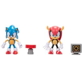 JAKKS PACIFIC Set figuras Sonic & Mighty Sonic The Hedgehog 10cm