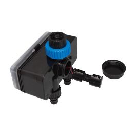 Aqua Control Programador de grifo doble salida c5005 - 2 zonas de riego, programación independiente, 1-72h, 1-120min