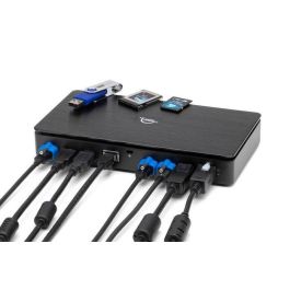 OWC Thunderbolt Pro Dock Estación de Acoplamiento Profesional Ethernet 10Gb/s con Lectores CFexpress y SD, 2x Thunderbolt 3, USB-C, USB-A, 8K y 1630MB/s