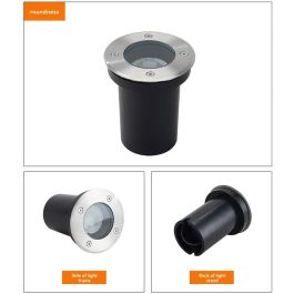 Foco de Empotrar Jardín GU10 5W 3000K 60º IP65 Lámpara Incluida