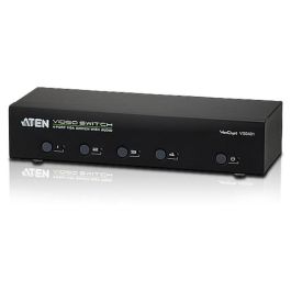 Aten VS0401 Conmutador Switch VGA/Audio de 4 Puertos para 4 Fuentes AV a 1 Pantalla, Control RS-232 para Reuniones y Presentaciones Precio: 76.4999994. SKU: B1J39RRFFW