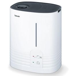 Beurer LB-55 Humidificador de Aire por Evaporización para Oficinas, hasta 50 m2, 2 Niveles de Intensidad, Depósito Extraíble con 15 Almohadillas Antical