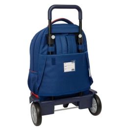 Safta Mochila Grande con Ruedas Super Mario "Mamma Mia" Compacta Evolutiva Extensible 33x45x22cm