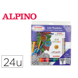 Alpino Set Mandalas Color Experience AL000250 Lápices y Libro para Colorear +3 Años Precio: 15.88999951. SKU: S8400295