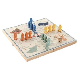 DKD Home Decor Juego de Mesa Infantil de Madera Multicolor con Parchís y temática Marina, Set de 18 Piezas, Medidas 13x26x3.3 cm Precio: 14.49999991. SKU: B1333J6JBD