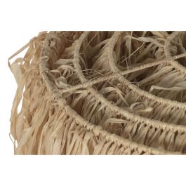 DKD Home Decor Lámpara Techo Balines Gajih Natural E27 50W 220V 50 x 135 x 50 cm hecha a mano, ideal para ambientes exóticos