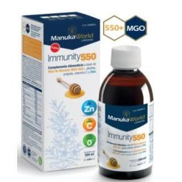 MANUKA WORLD Immunity 550+ Jarabe 250ml Miel de Manuka MGO 550+ Vías Respiratorias Sistema Inmunitario Vitamina C Zinc Precio: 21.89. SKU: B1BJ4XGNST
