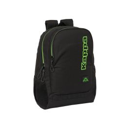 Mochila Escolar Kappa Black Negro 32 x 44 x 16 cm