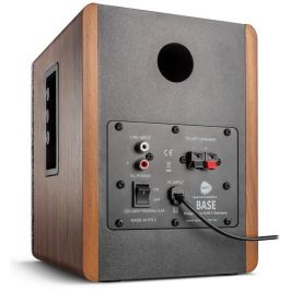 Wavemaster BASE 2.0 Bluetooth - Altavoces estéreo multimedia de madera y gris