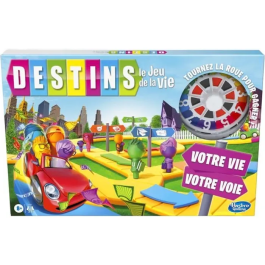 Hasbro Gaming Destinos El juego de la vida - Juego de mesa familiar, 2-4 jugadores, a partir de 8 años, con peones de colores Precio: 44.9499996. SKU: S7173955