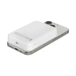 Belkin BPD008BTWH Powerbank Magnética 10000 mAh Qi2 Carga Rápida Inalámbrica Blanca para iPhone