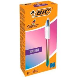 Bic Bolígrafo 4 Colores Gradient Cuerpo Blanco-Multicolor Caja 12 Ud Precio: 31.50000018. SKU: B159Q48T3M