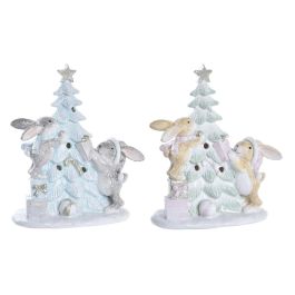 Figura Navidad Fantasia DKD Home Decor Verde Marron 8 x 16 x 13.5 cm (2 Unidades) Precio: 20.50000029. SKU: B1FJKXBSHS