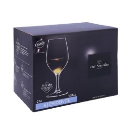 Chef & Sommelier Caja 6 Copas Vino Evidence 27 cL Vidrio