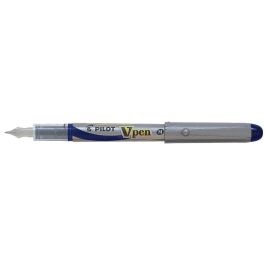 Pluma Pilot V Pen Silver Desechable Azul Svp-4 mL 12 unidades