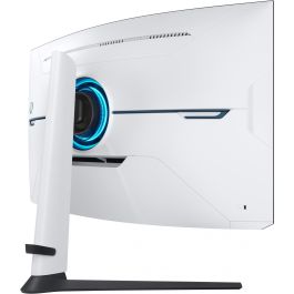Samsung LS32BG850NPX Monitor Gaming 32 Pulgadas, 4K UHD, Mini-LED, Quantum HDR 2000, 240Hz, 1ms, Curvo 1000R, Freesync Premium Pro, G-Sync Compatible, Blanco