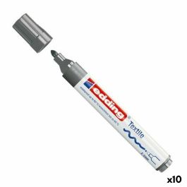 Marcador Edding Textile 4500 Gris (10 Unidades) Marcador Edding Textile 4500 Gris (10 Unidades)