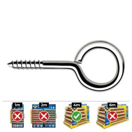 Celo Din hc Hembrilla Roscada Cerrada Ø3,5 x 60 mm Zincado Caja 250 uds Precio: 16.89000038. SKU: S7908990