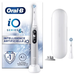 Oral-B ORA4210201427360 Cepillo de dientes eléctrico iO 6S gris con conexión Bluetooth, 2 cabezales y 1 estuche de viaje Precio: 181.5. SKU: B1AQJWMCPZ