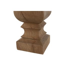 DKD Home Decor Lámpara Sobremesa Item Home Madera Yute 41 x 82 x 41 cm