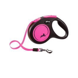 Correa Flexi New Neon S Cinta 5M Rosa Neón Correa Flexi New Neon S Cinta 5M Rosa Neón