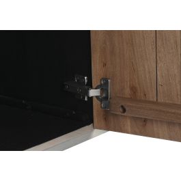 DKD Home Decor Vitrina Sixties Gris Negro 177 x 40 x 180 cm con 6 Puertas y 8 Estanterías