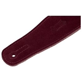 Levy's Simply Suede Series 2 1/2" Correa - Reverso De Ante - Burdeos