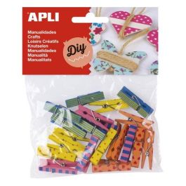 Pinzas Apli 35X7 Madera Colores Bolsa De 20 5 unidades Precio: 16.68999948. SKU: B12H7M22GN